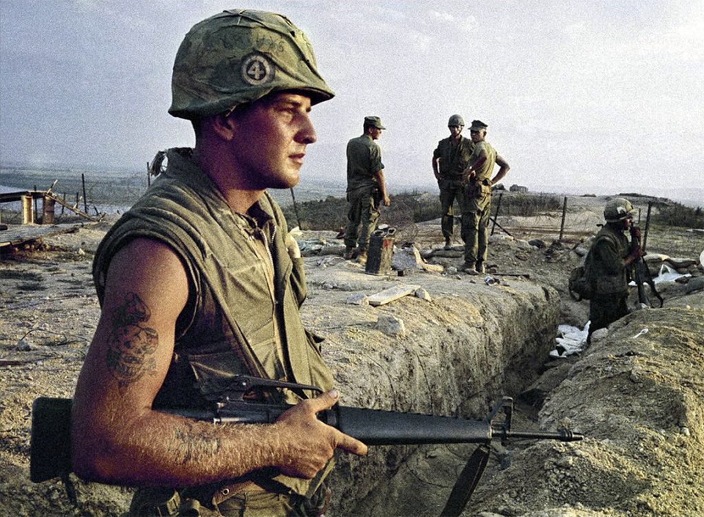 A Marine in Danang, Viet Nam, 1968.