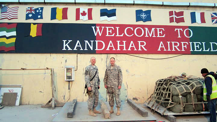 The author in Kandahar. 