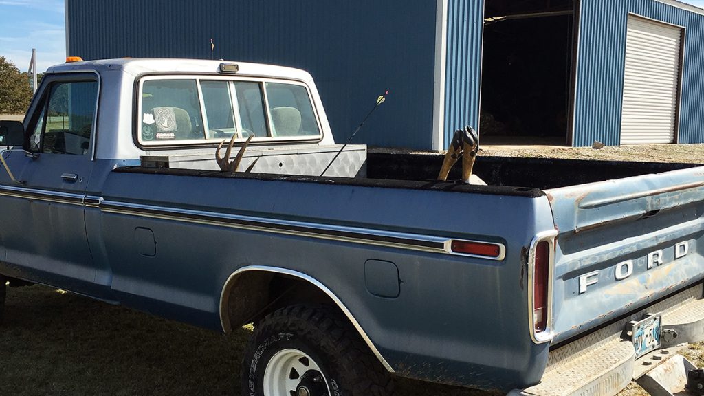 weird truck taxidermy