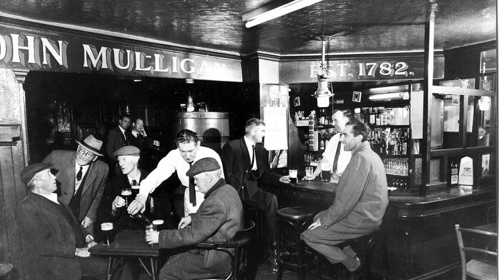 vintage Irish pub