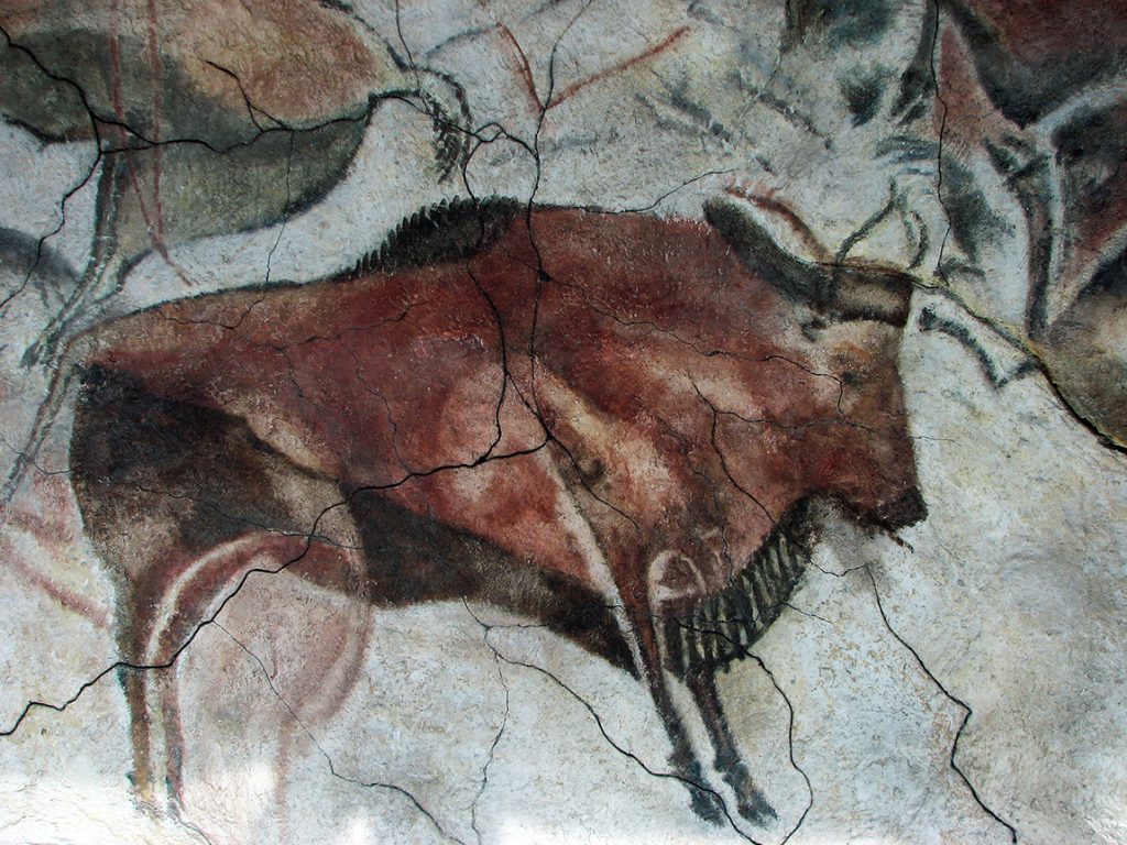 Indian buffalo drawing