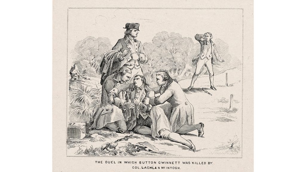 Button Gwinnett and Lachlan McIntosh